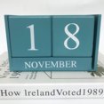 thumbnail image 2 of fastboy Wooden Long Term Calendar Add Touch Of Nostalgia To Desk Mini Decoration Charming Addition To Any black, 2 of 6