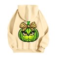 Christmas Pajamas for Family Hoodie Sweaters for Women Grinch Costume