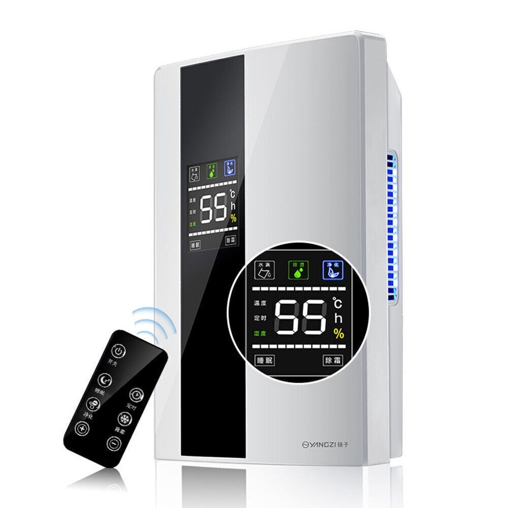 Large Dehumidifier Bedroom 90W Air Dryer for Basement Home Intelligent Drain Hose