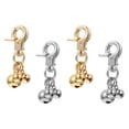 thumbnail image 1 of 4 cascabeles ruidosos para collar de perro y gato, de aleación de zinc, para entrenamiento de mascotas, accesorios colgantes., 1 of 6