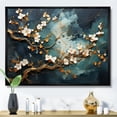 thumbnail image 2 of Designart "Aura of Gold and Green in Abstract Marble V" Extra Large Abstract Framed Wall Art - Modern Gold Abstract Marble Living Room Framed Canvas Art, 2 of 7
