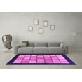 thumbnail image 3 of Ahgly Company Indoor Rectangle Oriental Purple Modern Area Rugs, 4' x 6', 3 of 4