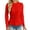Red, variant on Arlun Women's Knit Crew Neck Long Sleeve Knit Sweaters Cute Cable Tapered Waist Pullover Tops Simple Elegant Lightweight Cozy Sweater Outfits White XL