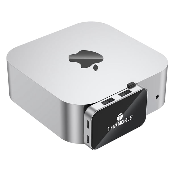Hub multipuerto THANDBLE Mac mini M4 6 en 1 USB-C de 10 Gbps