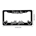 thumbnail image 3 of Plaque de Licence Gothique pour Filles Couverture de Cadre Décoration, 3 of 8