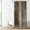 Abstract Paint 6 Browna, variant on Taupe Squares Texture Decorative Shower Curtain, Grey and Beige Art Painting Bathroom Décor Polyester Fiber Waterproof with Plastic Rings for Shower Stall Bathtubs 72 x 36 in