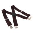 thumbnail image 4 of Bretelles avec Clips Robustes & X Sangles Réglables pour Bretelles Hommes clip Adultes Café, 4 of 9