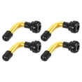 thumbnail image 1 of Vástago de válvula de neumático sin cámara PVR50 para coche, 4 Uds., Universal, para coches, RV, bicicletas, motocicletas, remolques, tono dorado, 1 of 1