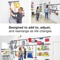 thumbnail image 5 of Rubbermaid Plastic Garage Corner Tool Tower Rack  Easy To Assemble Organizes Up 30 Long-handled Tools/rakes/ Brooms/shovles For Home/house/outdoor/sheds, 5 of 9