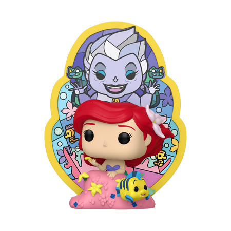 Funko POP Deluxe: Little Mermaid- Ariel Stained Glass Collectible Vinyl Figure