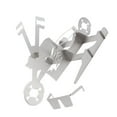 thumbnail image 4 of KAKOWELY 1 parrilla para pollos de acero inoxidable con forma de motocicleta para asar pollos y pavos, 4 of 5