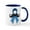 White/Navy Inside, variant on CafePress - Prostate Awareness Ribbon Moustache Mugs - 11 oz Ceramic Mug - Novelty Coffee Tea Cup
