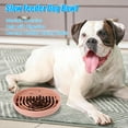 thumbnail image 6 of Silicone Slow Feeder Dog Bowl, 7.5 inch Puzzle Bowl with Suction Cup, Non-Slip Dog Feeding Bowl to Slow Down Eating, Slowdown Bowl Pet Food Dish for Small Medium Size Dog (Pink), 6 of 8