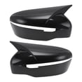 thumbnail image 1 of Cubierta de espejo ABS negra de 1 par para Nissan Rogue 2014-2020 Ox Horn con agujero para señal de giro, 1 of 7