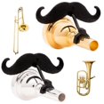 thumbnail image 1 of Clip-on Moustache Brasstache Trombone-stache XL (paquete de 2), 1 of 8