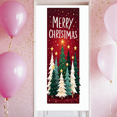 thumbnail image 6 of Decorative Design Christmas Banner Colorful Trees Holiday Decoration for Winter Party Home Decor Celebration, 6 of 9