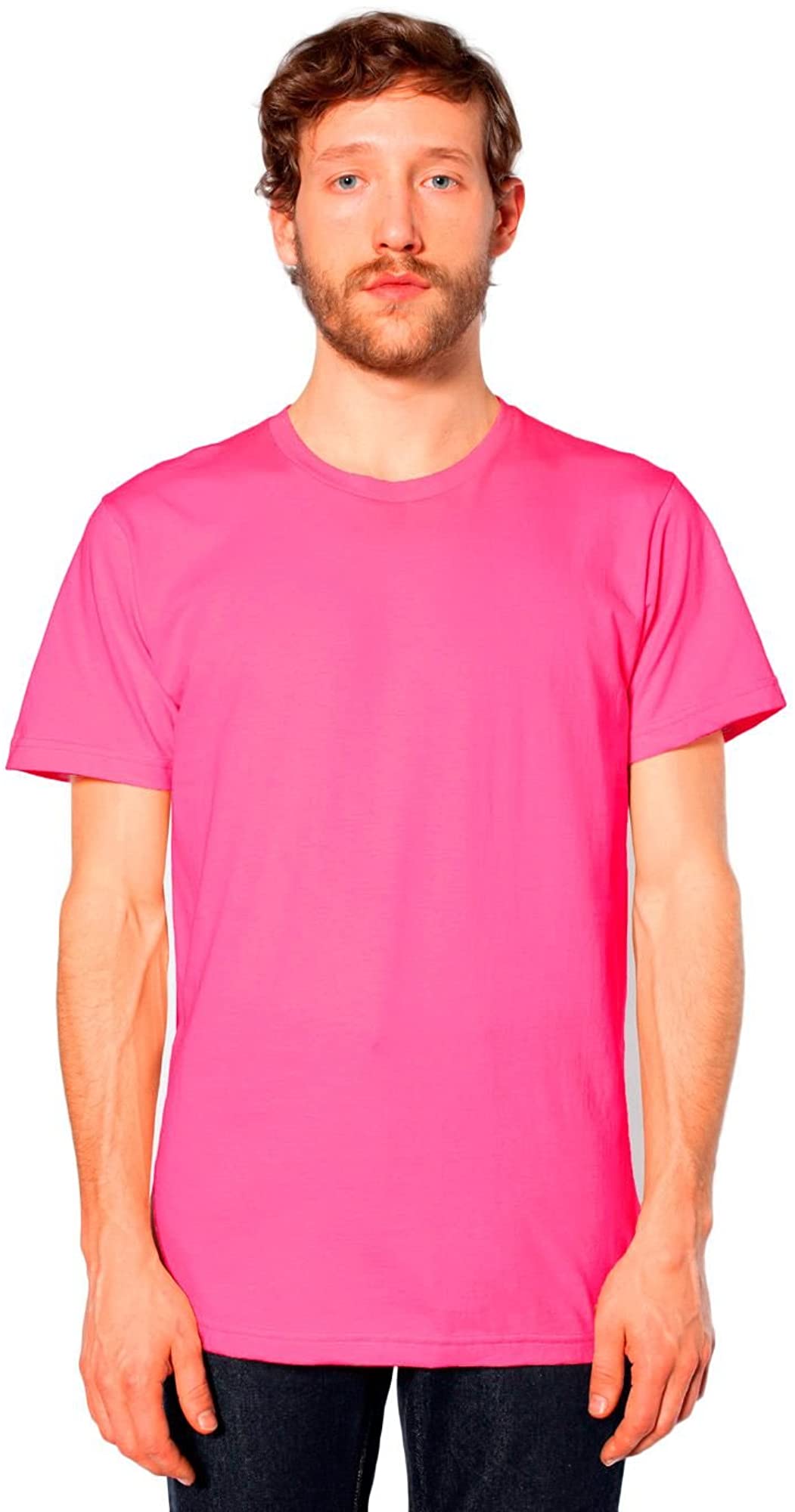 American Apparel Mens Unisex Fine 