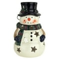 thumbnail image 1 of Snowman Stoneware Ceramic Lantern, 10-Inch, 1 of 1