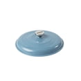 thumbnail image 4 of Lodge 6 qt Enameled Cast Iron Dutch Oven with Loop Handles, Ocean, 4 of 6