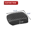 thumbnail image 3 of KBH Center Console Cover for 2005-2021 Nissan Frontier Accessories & Xterra 2005-2015, Leather Armrest Lid Protector, Black, 3 of 7