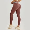 thumbnail image 5 of WAYUTE Women's Leggings High Waisted Split Panel Push up Design Athleisure Stretchy Fit Sports Daily Wear S, 5 of 5