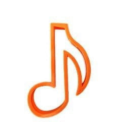 Music Note Cookie Cutter (1) (3 Inch)- Fast Shipping - Sharp Edges - Exceptional Quality