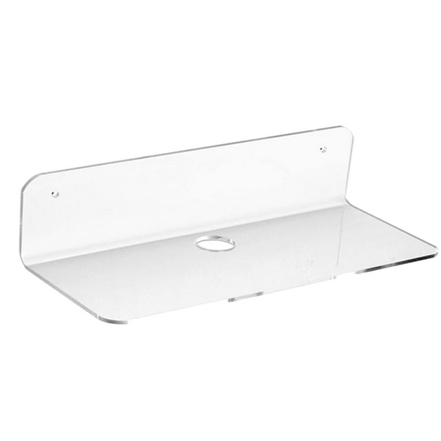 Advancent Estantes flotantes de acrílico multifuncionales para el artículo ajustable de la organización del almacenamiento del cuarto de baño Almacenamiento y organización del hogar