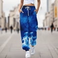 thumbnail image 2 of Workout Casual Pants for Women Bottom Sweatpants Joggers Pants Workout High Waisted Yoga Pants With Pockets Pants L, 2 of 6