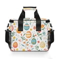 thumbnail image 7 of FORMRS Insulated Cooler Bag 24 Cans Capacity Soft Leakproof Lunch Box with Side Pockets, Floral Easter Eggs, 7 of 7