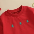 thumbnail image 5 of Okbabeha Chirstmas Baby Girl Boy Clothes Outfits 0 3 6 9 12 18 24Months Newborn Long Sleeve Bubble Romper Sweatshirt Onesie, 5 of 7