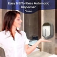thumbnail image 2 of EnBath Automatic Commercial Soap Dispenser/Sanitizer Dispenser, Stainless Steel, Wall Mount Touchless Dispenser for Bathroom, Large 40 oz Capacity, 2 of 4