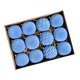 thumbnail image 1 of Toystoory 12 pack/lote de adornos Extra grandes, adornos de bolas de Navidad de granja para elegancia glamurosa festiva Kits de decoración para fiestas azul 8cm-12, 1 of 6
