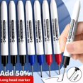thumbnail image 2 of 5pcs 20mm Long Nib Nose Reach Head Permanent Ink Marker Pens Fine Tip Deep Hole, 2 of 7