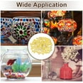 thumbnail image 5 of 100g Round Mosaic Tiles for Crafts, Multi-Size Iridescent Glass Bulk for DIY Art, Home Decoration(Yellow), 5 of 5