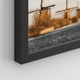 thumbnail image 5 of PixonSign Framed Wall Art Autumn Texas Farm Prints, Set of 4 Animals Countryside Pasture Landscape Wall Decors, Nature Wall Décor, Adhesive Canvas Poster, Modern Home Artwork - 8"x10" Black, 5 of 5