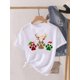 thumbnail image 1 of Camiseta de manga corta con estampado de árbol para mujer, blusa bonita de los años 90, ropa de Navidad, camiseta estampada, 1 of 5