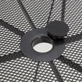 thumbnail image 5 of AECOJOY 51"x31" Rectangular Outdoor Dining Table, Metal Patio Table with Umbrella Hole-Black, 5 of 6