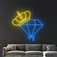 thumbnail image 5 of Handmadetneonsign Diamond King Neon Sign, Jewelry Neon Light, Diamond Store Led Sign, Jewelry Light, 5 of 5