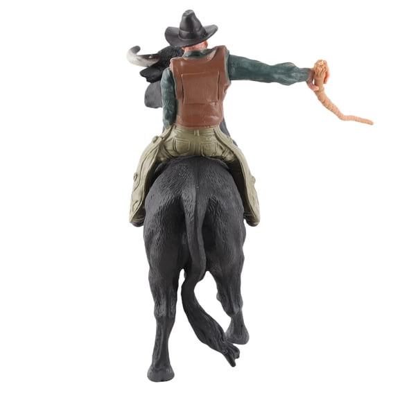 Figura Taurina Española, Juguete De Mesa, Modelo Taurino Educativo, Detalles Ricos, Vaquero De Plástico Para Cumpleaños Para Niños