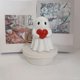 thumbnail image 4 of Uuiauoio Halloween Cute Ghost Figurine with Red Heart– Resin Statue, Romantic Shelf & Desk Decor, Halloween or Valentine’s Day Gift for Home, Office, and Friends, 4 of 4