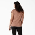 thumbnail image 2 of Dickies Women's Cooling Short Sleeve Pocket T-Shirt, Cork Single Dye Heather, L, 2 of 4