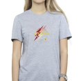 thumbnail image 3 of DC Comics T-Shirt Boyfriend en Coton Logo Flash Lightning pour Femmes, 3 of 4