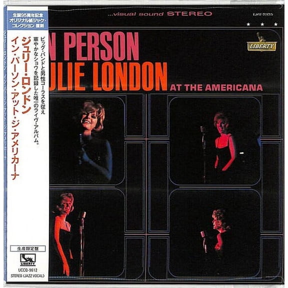 Julie London - In Person At The Americana (Paper Sleeve) - Music & Performance - CD