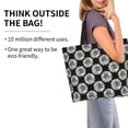thumbnail image 2 of Fotbe White Sunflowers Bolsa Tote Estética de Lona con Estampado para Mujer - Bolsa Reutilizable de Hombro Casual para Vacaciones, Compras, Trabajo y Gimnasio, 2 of 8