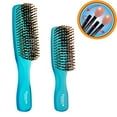 thumbnail image 2 of Gentle Neon Nylon Bristle Scalp Sensitive Hair Brush Set, 2 of 30