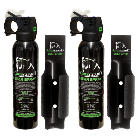 UDAP 260GG2 Griz Guard Bear Spray Double Pack with Holster - 9.2 oz.