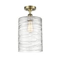 thumbnail image 5 of Innovations Lighting  Cobbleskill - 1 Light 9" Semi-Flush Mount Deco Swirl/Black Antique Brass, 5 of 5