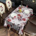 thumbnail image 6 of Pioneer Flower Floral Print Pattern Rectangle Tablecloth 60"x120",Waterproof Polyester Rectangle Table Cloth, Wipeable Spillproof Polyester Tablecloth for Dining, Camping, Indoor and Outdoor, 6 of 6