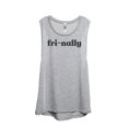 thumbnail image 1 of Fri-nally Friday Women's Fashion Sleeveless Muscle Workout Yoga Tank Top Sport Grey Medium, 1 of 3