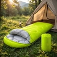 thumbnail image 5 of Outdoor Camping Sleeping Bag, Envelope Style Thermal Sleeping Bag for Hiking Camping Travel and Backpacker Trip Use, 83x30Inch, Gray, 5 of 5